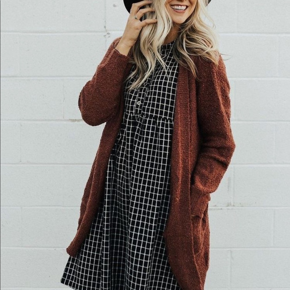 Black & White checked dress